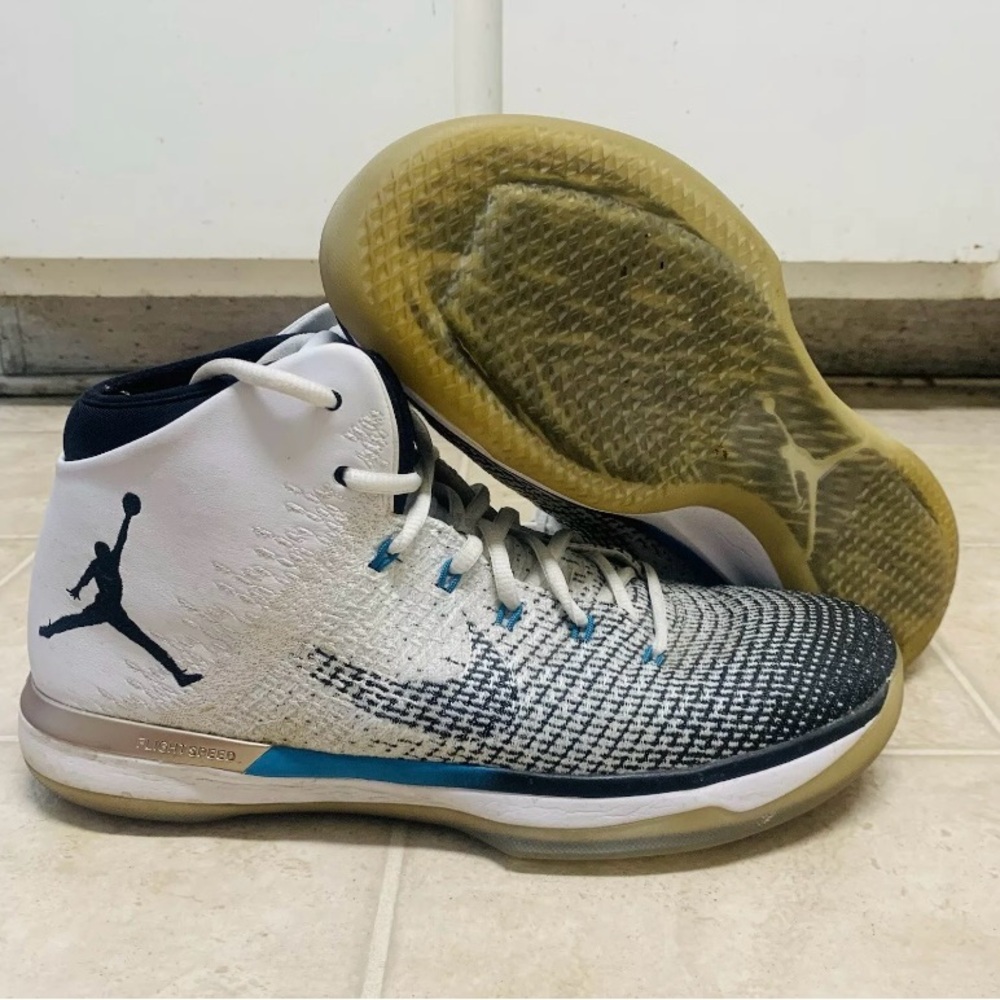Nike Jordan XXXI 31 N7 Black Turquoise White Ice 854272-003 Men's sz 11.5 Used